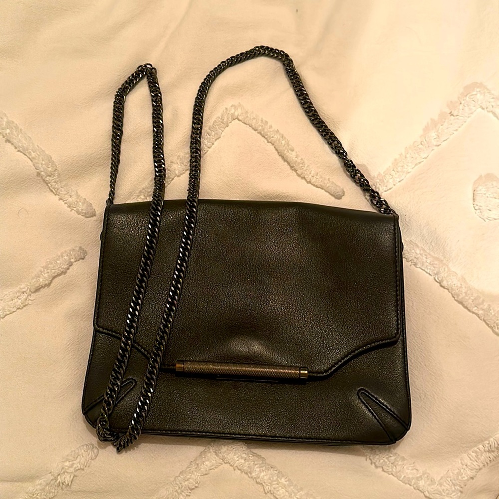 Rag & Bone crossbody with removable chain strap